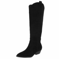 Damen High-Heel Stiefeletten - black