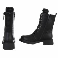 Damen Schnürstiefeletten - black