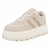 Damen Low-Sneakers - beige