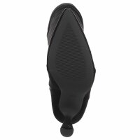 Damen Overknee-Stiefel - blacksuede