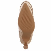 Damen Overknee-Stiefel - khakisuede