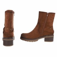 Damen Klassische Stiefeletten - camel