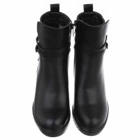 Damen High-Heel Stiefeletten - black