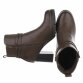 Damen High-Heel Stiefeletten - taupe