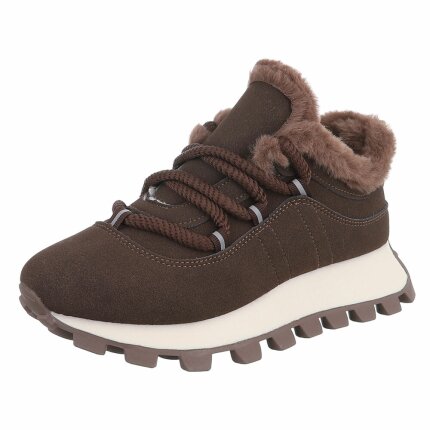 Damen Low-Sneakers - brown