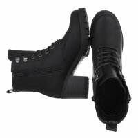 Damen Schnürstiefeletten - black