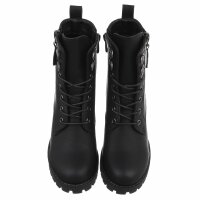 Damen Schnürstiefeletten - black