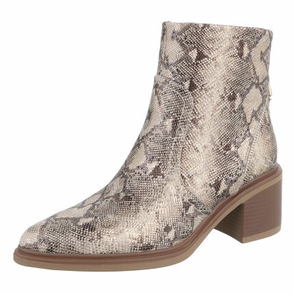 Damen Klassische Stiefeletten - gold