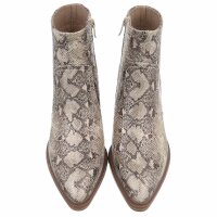 Damen Klassische Stiefeletten - gold
