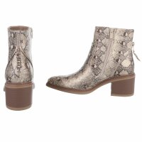 Damen Klassische Stiefeletten - gold
