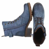 Damen Schnürstiefeletten - blue