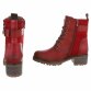 Damen Schnürstiefeletten - red