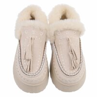 Damen Winterstiefeletten - beige
