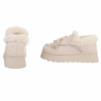 Damen Winterstiefeletten - beige