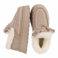 Damen Winterstiefeletten - khaki