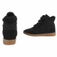 Damen Keilabsatz-Sneakers - black