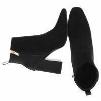 Damen High-Heel Stiefeletten - black