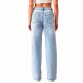 Damen High Waist Jeans von Laulia - L.blue