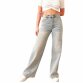 Damen High Waist Jeans von Laulia - L.blue