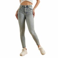 Damen High Waist Jeans von Laulia - blue
