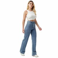 Damen High Waist Jeans von Laulia - blue