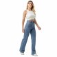 Damen High Waist Jeans von Laulia - blue