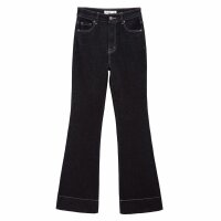 Damen Bootcut Jeans von Laulia - black