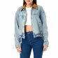 Damen Jeansjacke von Laulia - blue