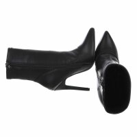 Damen High-Heel Stiefeletten - black