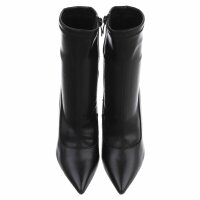 Damen High-Heel Stiefeletten - black