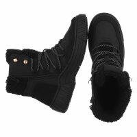 Damen Schnürstiefeletten - black
