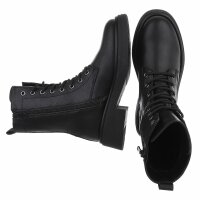 Damen Schnürstiefeletten - black