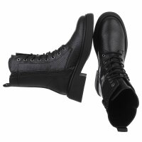 Damen Schnürstiefeletten - snake