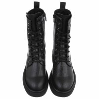 Damen Schnürstiefeletten - snake