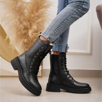 Damen Schnürstiefeletten - snake