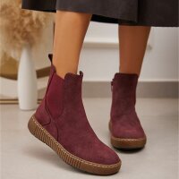 Damen Chelsea Boots - red