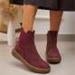 Damen Chelsea Boots - red