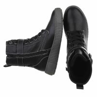 Damen Schnürstiefeletten - black