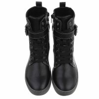 Damen Schnürstiefeletten - black
