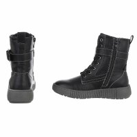 Damen Schnürstiefeletten - black