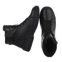 Damen Schnürstiefeletten - black