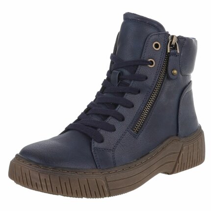 Damen Schnürstiefeletten - blue