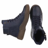 Damen Schnürstiefeletten - blue