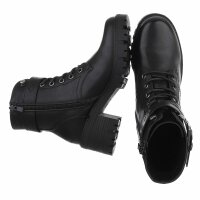 Damen Schnürstiefeletten - black