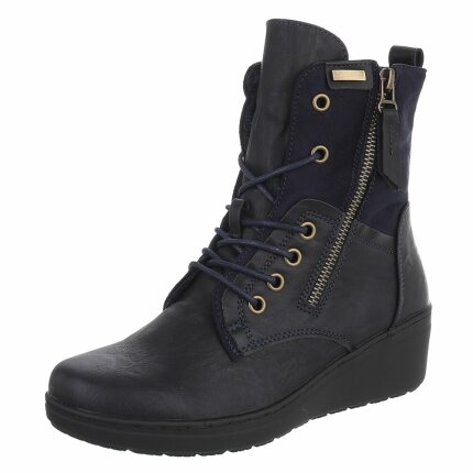 Damen Schnürstiefeletten - blue