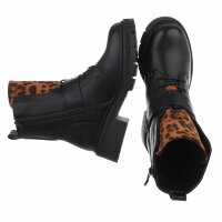 Damen Klassische Stiefeletten - leopard