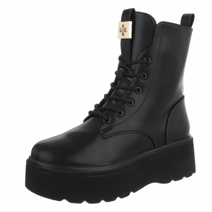 Damen Schnürstiefeletten - black