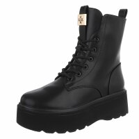 Damen Schnürstiefeletten - black
