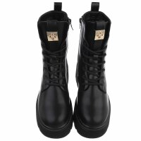 Damen Schnürstiefeletten - black