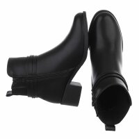 Damen High-Heel Stiefeletten - black